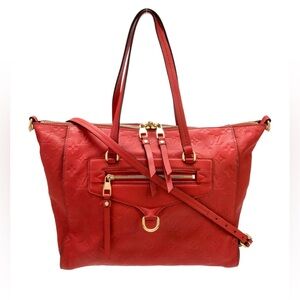 Louis Vuitton Cherry Monogram Empreinte Leather Lumineuse PM Bag